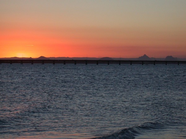 Sunset Over Glass House Mountains
